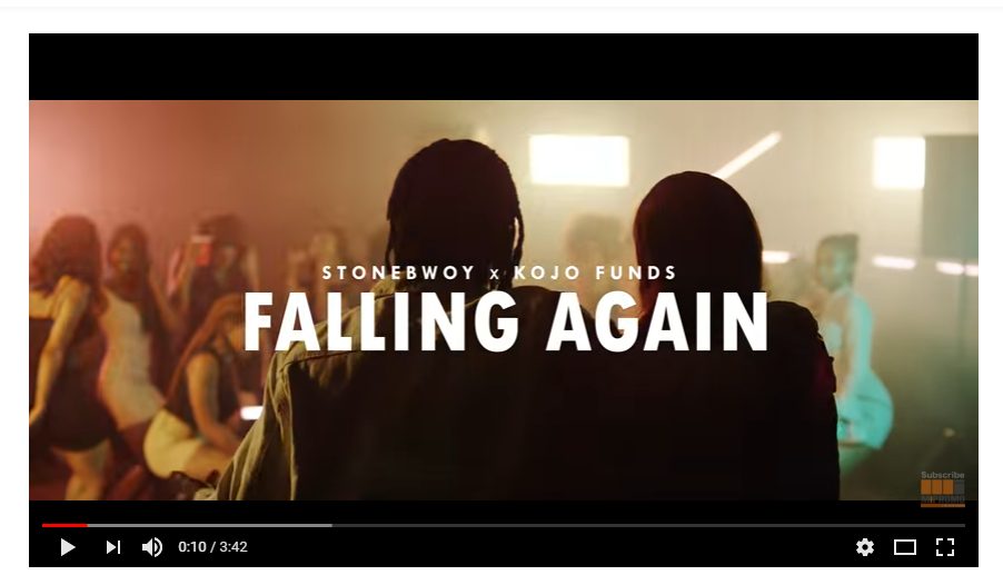 Stonebwoy - Falling Again ft. Kojo Funds (Official Video)