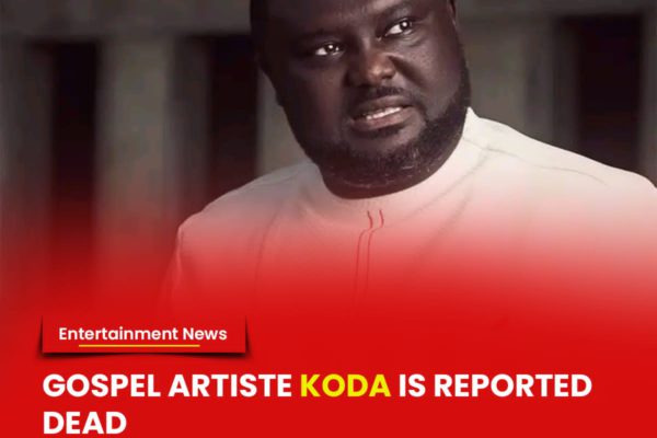 Just In : Gospel Artiste Koda Is Reported Dead