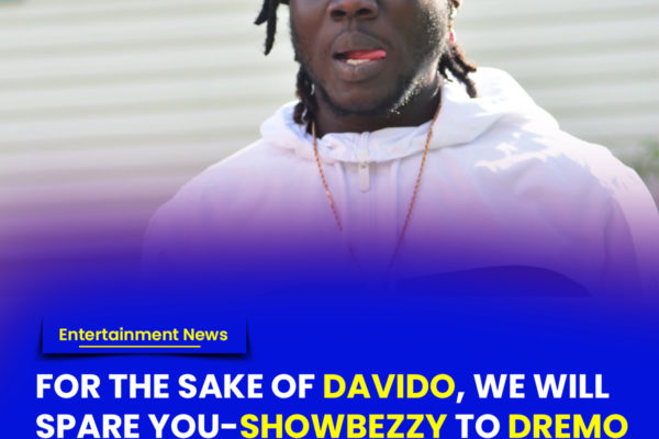 For The Sake Of Davido, We Will Spare You - Showbezzy To Dremo