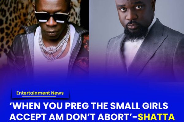 ‘When You Preg The Small Girls Accept Am Don’t Abort’ - Shatta Wale Tells Sarkodie